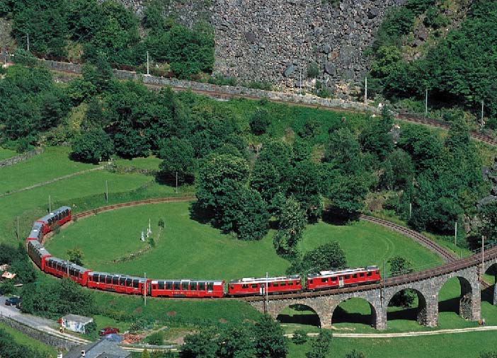 Schweiz mit Bernina Expre